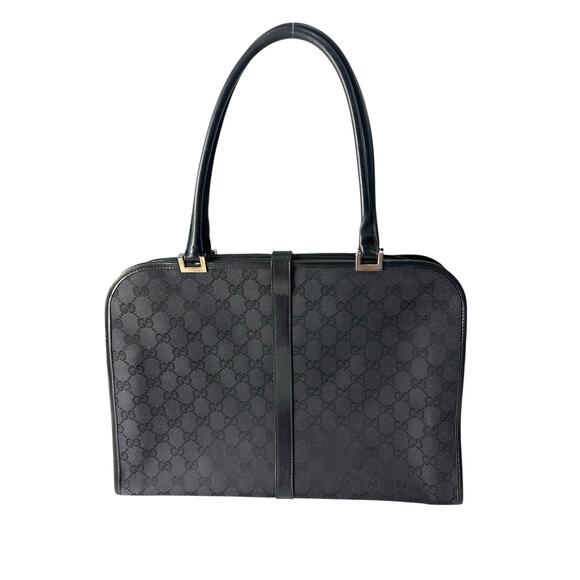 Gucci Vintage Jackie Monogram Handbag - Picture 2 of 7